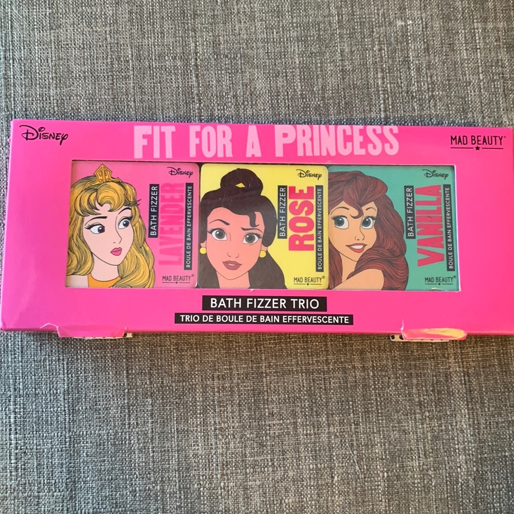 Disney Mad Beauty Bath Fizzer Trio - Fit for A Princess